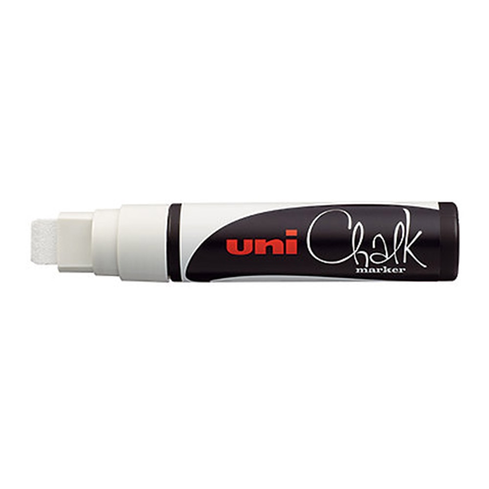 Uni, Chalk Marker, 8M, White